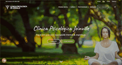 Desktop Screenshot of clinicapsicologicajoinville.com